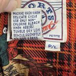 Vintage Sports Accent Windbreaker Womens P/L Red Plaid Equestrian Full Zip Y2k Size undefined Photo 4