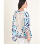 Chico's NWOT  FLORAL MULTI-PRINT PONCHO SZ-S/M Photo 4