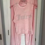 Juicy Couture  Light Pink Lounge Set home wear / tracksuit size large Photo 0