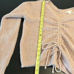 Sincerely Jules  CINCH FRONT V NECK KNIT SWEATER Photo 3