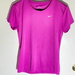 Nike  Dri-FIT Women's Athletic T-Shirt – Pink Size M Photo 0