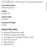 Pjsalvage top sleeveless women size XS pajama‎ loungewear Photo 4