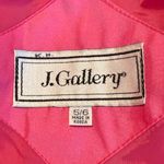 Vintage 80s J. Gallery Bright Pink Long Coat Jacket Raincoat Women’s Size 5/6 Photo 9