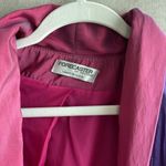 80s forecaster windbreaker long open jacket Purple Size 14 Photo 2