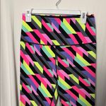Victoria Sport Victoria’s Secret Sport Multicolor Neon Geometric Knockout Leggings Size Medium Photo 2