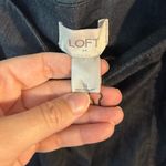 Loft  Classic Dark Jean Chambray A-Line Skirt | Women’s Size 14 Photo 4