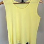 Ming Wang  Thick Strap Yellow Tank Top Petite Small Photo 0