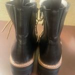 Target Black Combat Moto Boots with Rugged Sole Photo 6