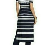 Chico's knit altering stripe Maxi Dress Photo 1