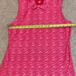 Greg Norman Pink Fern Print Sleeveless Golf Polo Top XL ML75 PlayDry Preppy Photo 6