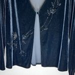 Vintage Crimson by‎ Lawrence Kurtz Velvet Jacket Black Size L Photo 3