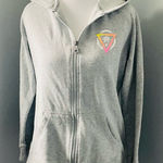 American Fighter  Gray Hoodie with Logo Photo 0