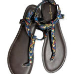 Faded Glory New Womens  Tribal Print Slingback Sandals - Sz 10 Photo 0