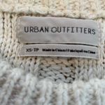 Urban Outfitters  Size XS 100% Cotton Cream Chunky Cable Knit‎ Cropped Sweater Photo 3