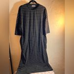 ZARA  Striped Knit Jersey Dress striped black white XXL Photo 4