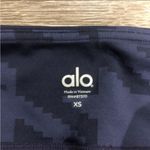 Alo Yoga Blue Houndstooth Full Length Leggings XS Legging Photo 4