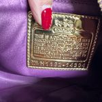 Coach  Madison Hailey Rich Purple Leather Hobo Bag #14304 Photo 11