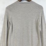 Katherine Barclay  Womens Merino Wool Sweater Size M Neutral Minimal Quiet Luxury Photo 5