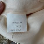 Melony Women’s 100% Silk Ivory Cropped Lined‎ Shrug Jacket Size 6 White Photo 5