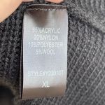 Pomander Place Women's Black Ainsley Ribbed Knit Sweater Dress XL Photo 6