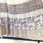 American Vintage Vintage Prairie Tiered Maxi Skirt Tan Patchwork Forest Fairy Grunge Whimsical Photo 2