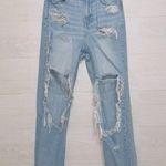 American Eagle  Women's Size 2 Highest Rise Heavily Distressed 90s Boyfriend Jean Photo 1