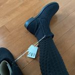 ZARA  rhinestone mesh ankle boots. 7 Photo 11