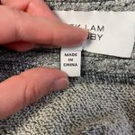 Derek Lam‎ 10 Crosby Gray Melange Cotton V Neck Lace Up Crop Sweater Size 6 Photo 5