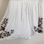 Lush Clothing Lush Embroidered White Romper L Photo 5
