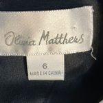 Olivia Matthers Polka Dot Black Midi Dress Size 6 Black Photo 2