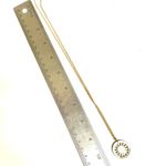 Gold tone cross St. Maria Jesus Christus pendant necklace Photo 6