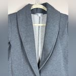 James Perse Shawl Collar Knit Cotton Gray Blazer, Size 4 XL Photo 5