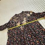 Free People  Wildflower Fields Tunic Shirt Boho Multi Color Flowy Top Sz S Small Photo 6