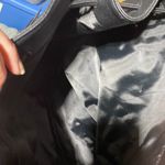 Victoria's Secret Black Fringe Tassel Backpack Drawstring Purse New Photo 3