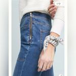 Pilcro and the Letterpress Pilcro Utility High-Rise Cropped Bootcut Pants Women's Blue Flared Jeans Size 27 Photo 3