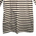 Gap  Womens Dress Size M Red Blue White Stripe Tunic Cotton Boatneck Back Zip Photo 5