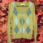 Sonoma Early 2000’s Argyle Cardigan Photo 0