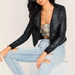 SheIn Leather Biker Jacket Photo 1