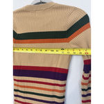 Show Me Your Mumu Slopes Designer Sweater in Apres Ski Stripe Medium NWT $118 Photo 3