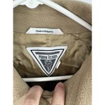 Marvin Richards Womens Vintage Tan Wool Cashmere Blend Overcoat Size 14 Trench Photo 3