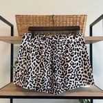 J.Crew  Linen Cotton Black Dot Print Ruffle Hem Short w/Pockets, 8 Photo 5