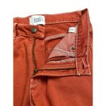 BDG  Adalyn High Waisted Cowboy Jean Split Hem Women's Size 26 Red Denim Bohemian Photo 11