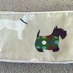 Vagabond Cotton Canvas Dog Print Cosmetic Bag Photo 0
