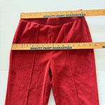 Aerie Groove On Sundried Rib Velour Flare Pintuck Lounge Retro Pants Sz XS Short Orange Photo 8