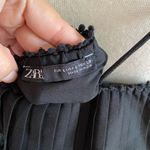 ZARA  Black Mini Pleated Dress Photo 5