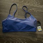 Speedo NWT Asymmetrical Colorblock Bikini Top Photo 3