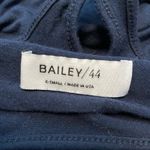 Bailey 44 Navy Blue High Neck Long Sleeve Top Size XS Photo 2
