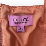 Women’s Retro Square Neck Burnt Orange Corduroy Jumper Dress Size S Photo 1