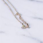 Stethoscope Heart & Heartbeat Necklace Rose Gold Tone NEW Photo 1