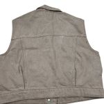 Wild Fable Women's Brown Denim Mineral Dyed Trucker Vest - Size Medium - NWT Photo 9
